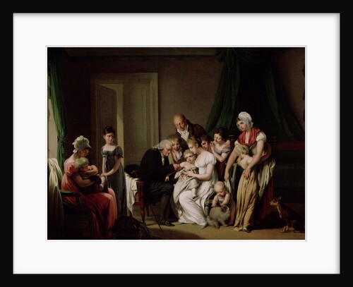 The Vaccination by Louis Leopold Boilly