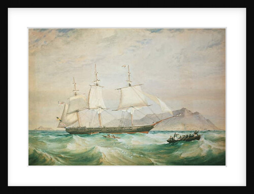 H.M.S. Hornet, 1861 by Oswald Walters Brierly