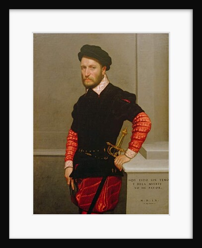 Portrait of Don Gabriel de la Cueva, The Duke of Albuquerque 1560 by Giovanni Battista Moroni