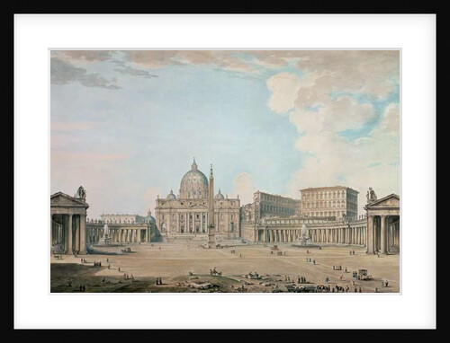 St. Peter's, Rome by Giovanni Paolo Pannini
