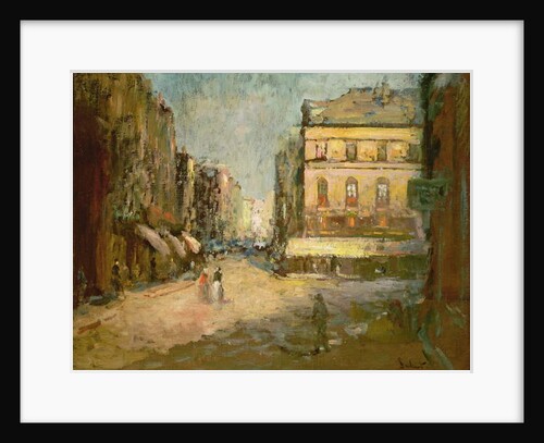 Cafe des Tribunaux, Dieppe by Walter Richard Sickert