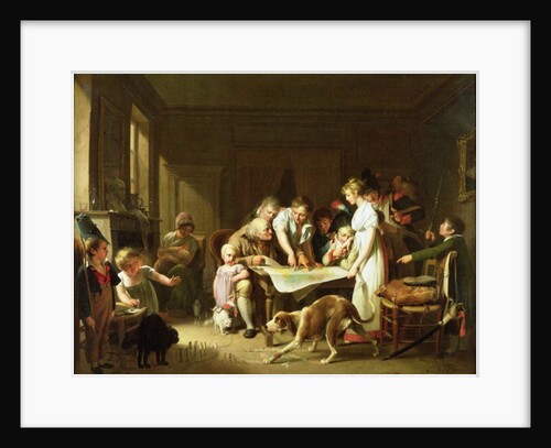 Reading the Army Report, 1807 by Louis Leopold Boilly