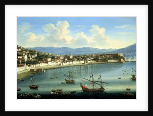 Naples, from the Heights of Posillipo with Vesuvius in the Distance, 1740 by The Metropolitan Master