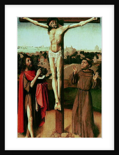 Christ on the Cross between St. John and St. Francis by Gerard David