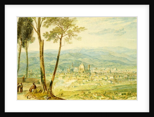 Florence from the road to Fiesole by Joseph Mallord William Turner