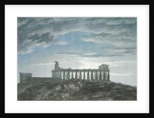 The Small Temple at Paestum by John Robert Cozens