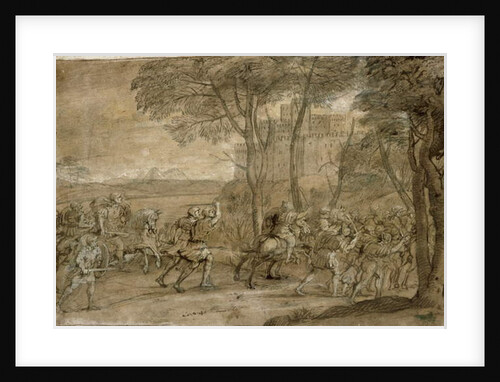 Assault on a Citadel by Claude Lorrain Anonymous