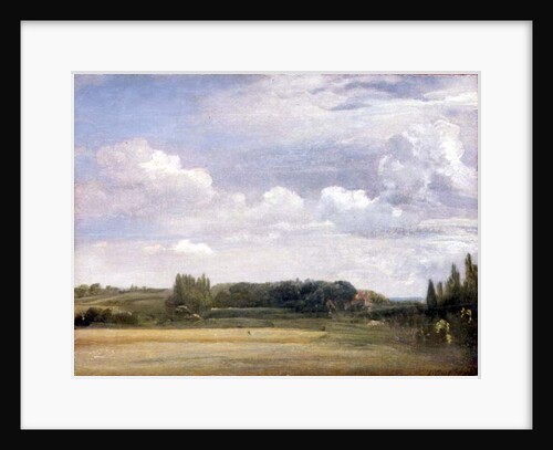 View towards the Rectory, East Bergholt, 1813 by John Constable