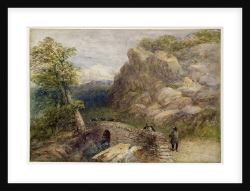 View in North Wales, 1858 by David Cox