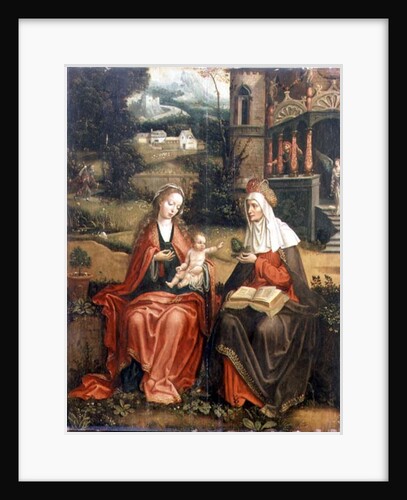 Madonna and Child with St. Anne by Master of 1518