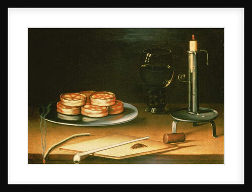 Still Life with Tarts by Sebastian Stoskopff