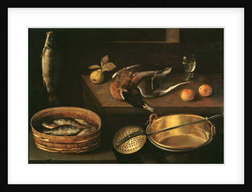 Still Life with Fish and a Duck by Sebastian Stoskopff