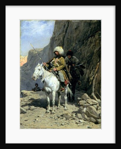 Circassians Patrol, c.1885 by Alfred von Wierusz-Kowalski