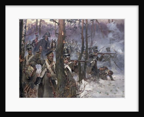 Battle of Olszynk Grochowsk, Warsaw, 25 February 1831, 1912 by Wojciech Kossak