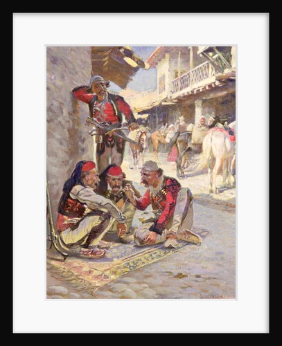 Dice Game, 1892 by Waclaw Pawliszak