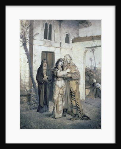 Nathan Greeted by Rachel, 1876 by Maurycy Gottlieb
