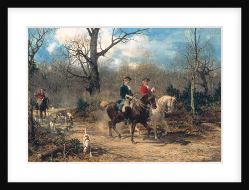 The Autumn Ride, c.1875-80 by Alfred von Wierusz-Kowalski