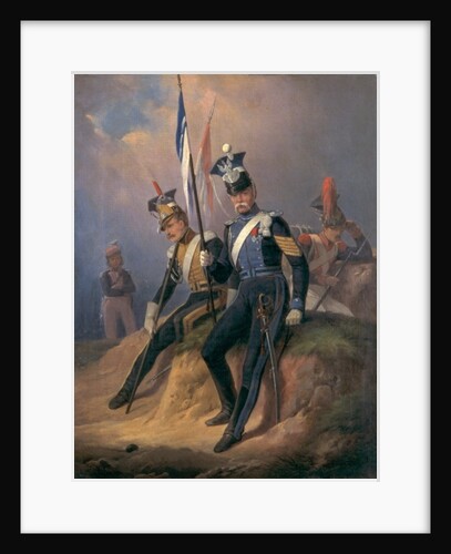 Polish Officers of the Napoleonic Army, 1852 by January Suchodolski