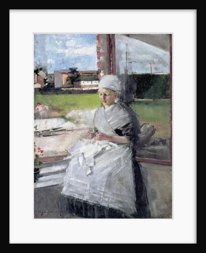 Breton Girl, 1889 by Olga Boznanska