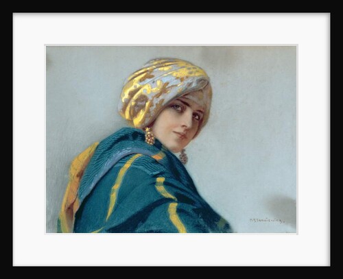 Girl in a Shawl, c.1920 by Piotr Stachiewicz