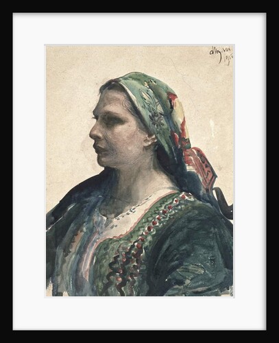 Woman in Krakowien Corset, 1914 by Leon Wyczolkowski