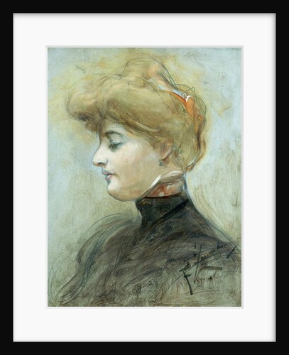 Head of a Blond Woman, c.1895 by Franciszek Zmurko