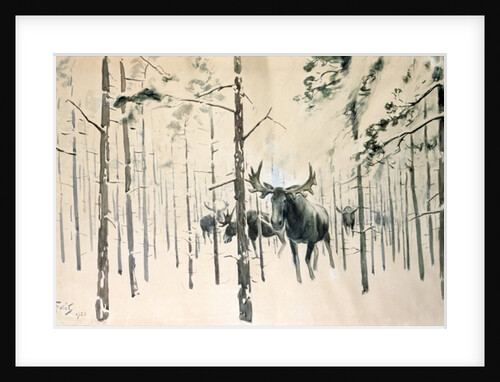 Moose, 1920 by Julian Falat