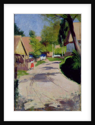 Road through a Village, 1910 by Wlodzimierz Tetmajer