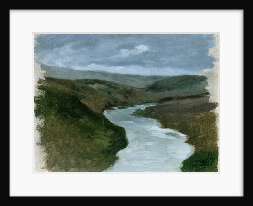 Landscape from the Dniepr River, c.1878-89 by Henryk Hipolit Rodakowski