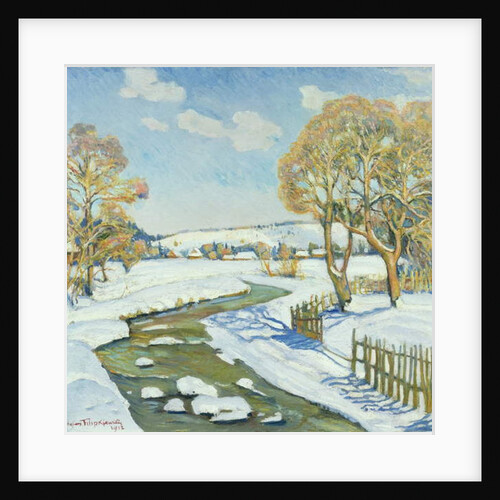 Sunny Day in Poronin, 1917 by Stefan Filipowicz