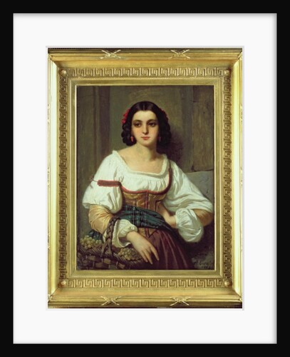 Italian Woman with Basket of Grapes, 1862 by Arnold Ferdinand Ewald