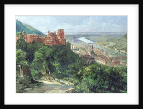 View of Heidelberg, c.1910 by Fritz Genutat