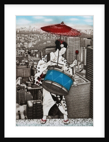 A drum girl, 2007 by Emiko Aida