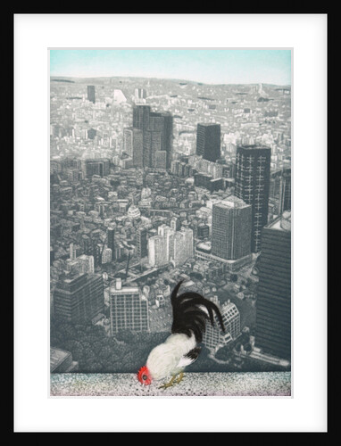 Jakucyu's rooster, 2009 by Emiko Aida