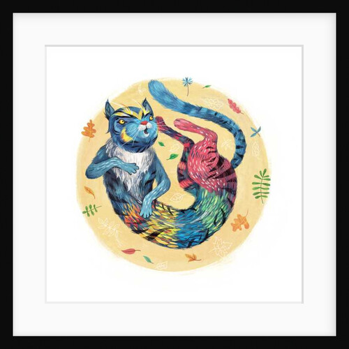 Autumn Cat, 2015 by Runa Anastasiya Rudaya