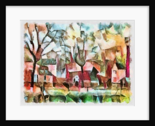 Landscape in pink, 2016 by Alex Caminker