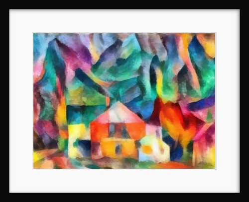 At the foot of the mountains, 2017 by Alex Caminker