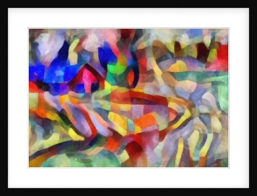 Blue houses,2017 by Alex Caminker