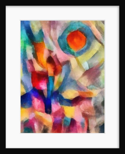 Lilac-violet landscape, 2017 by Alex Caminker