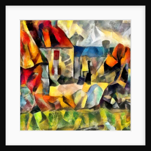 Autumn courtyard, 2017 by Alex Caminker