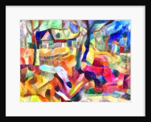 House in the woods, 2017 by Alex Caminker