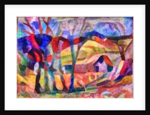 Landscape in pink, 2017 by Alex Caminker