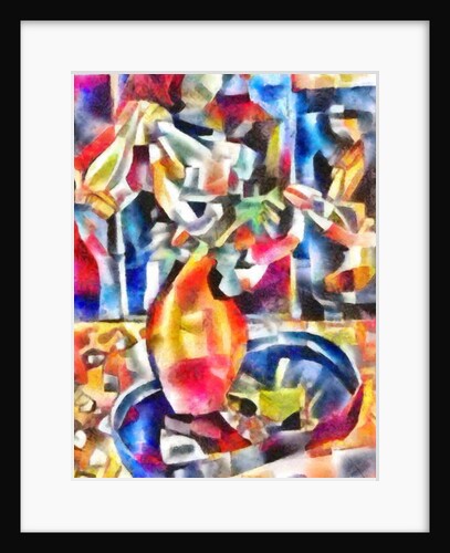 Fading flowers in a bottle, 2017 by Alex Caminker