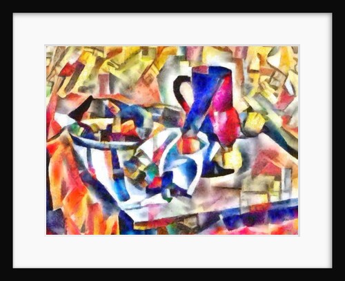 Scattered pack with fruits, 2017 by Alex Caminker