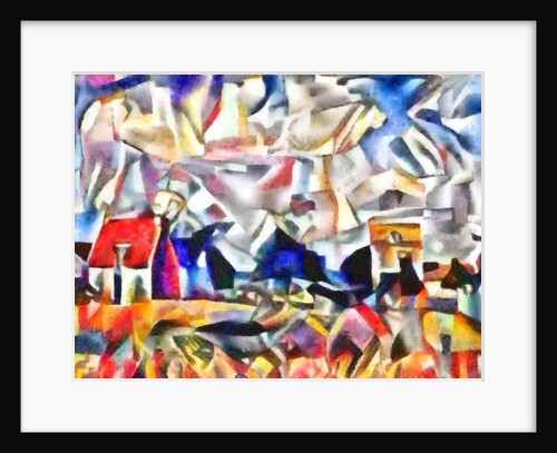 Landscape sketch, 2017 by Alex Caminker