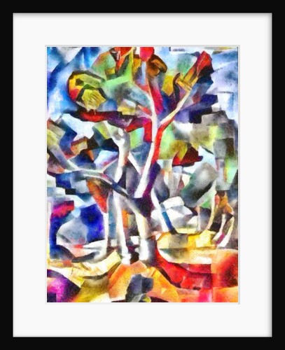 Evening forest, 2017 by Alex Caminker