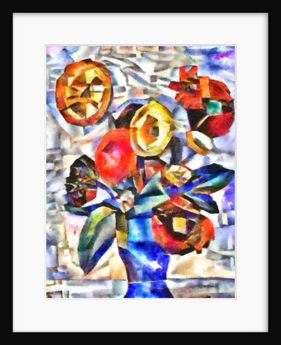 Bouquet with big flowers, 2017 by Alex Caminker