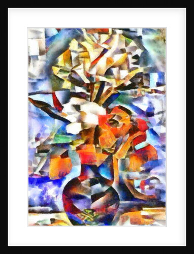 Poppies, gladioli and other flowers, 2017 by Alex Caminker