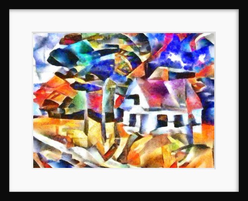 The road around the field, 2017 by Alex Caminker