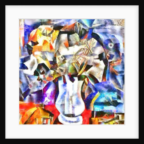 Flowers in the room, 2017 mixed media) by Alex Caminker